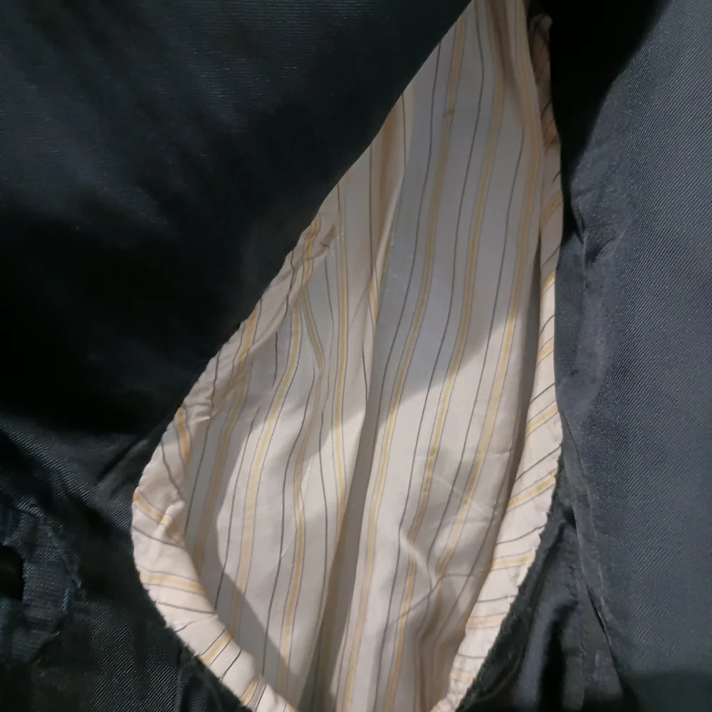 XL Ermenegildo Zegna Mens Suit Jacket Striped Traveller Made in Italy Wool Silk